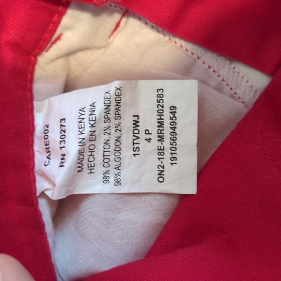 Red Jeans 4P Riders by Lee - Picture 4 of 4